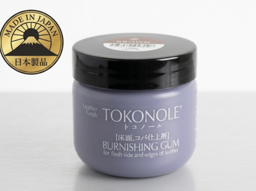 Original Seiwa Tokonole Leather  Burnishing Gum 120g Brown Made in japan