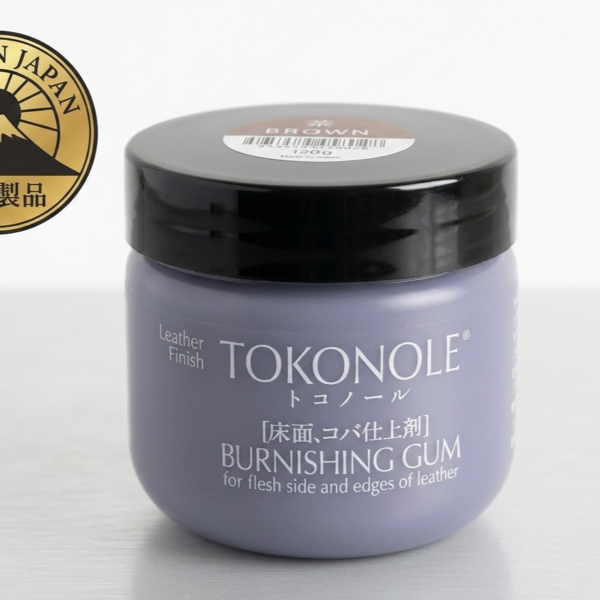 Original Seiwa Tokonole Leather  Burnishing Gum 120g Brown Made in japan