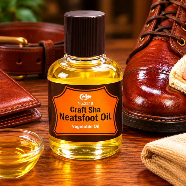 Craft sha Neatsfoot Oil Compound 100 ml Leather conditioner  made from vegetable oil for Leathercraft made in japan
