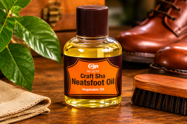 Craft sha Neatsfoot Oil Compound 100 ml Leather conditioner  made from vegetable oil for Leathercraft made in japan