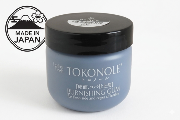 Original Seiwa Tokonole Leather Finish Burnishing Gum 120g Black Made in japan