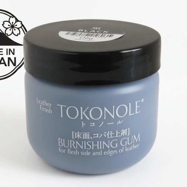 Original Seiwa Tokonole Leather Finish Burnishing Gum 120g Black Made in japan