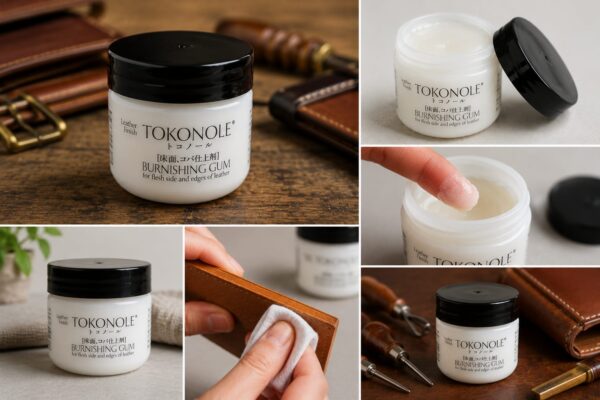 5930 Original Tokonole Leather Burnishing Gum 120g clear For leathercrafts Made in japan Best leathercraft tools in Srilanka