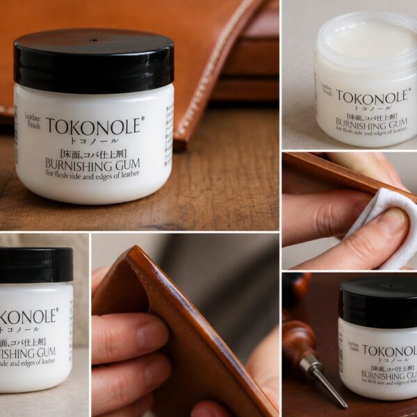 5933 Original Tokonole Leather Burnishing Gum 120g clear For leathercrafts Made in japan Best leathercraft tools in Srilanka