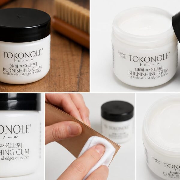 5936 Original Tokonole Leather Burnishing Gum 120g clear For leathercrafts Made in japan Best leathercraft tools in Srilanka