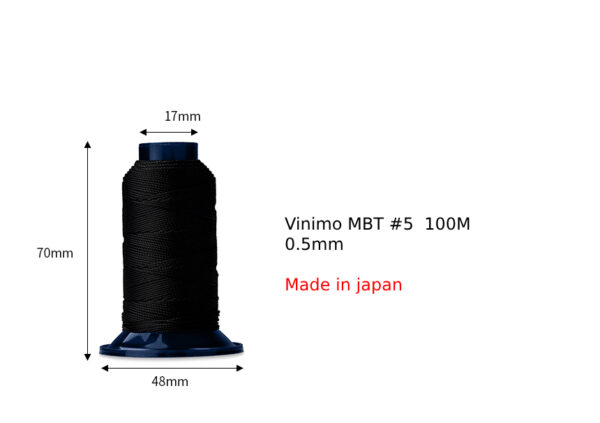 Vinymo MBT Poliyester Hand sewing Lathercraft Thread 100m Made in japan