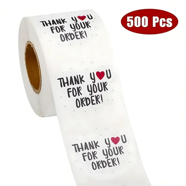 Thank You For Your Order Sticker DIY Small Business Online Store Shop Packing  Accessories 500pcs