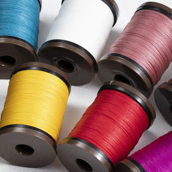 Round Waxed Thread 0.6mm Diameter for Leather Craft Polyester Cord Wax Coated Strings Braided Wallet for hand sewing 70M