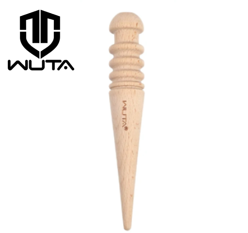 WUTA  Leather Burnisher Wood Slicker Rounded Edge Burnishing Tool  Smooth Leather Craft Tools
