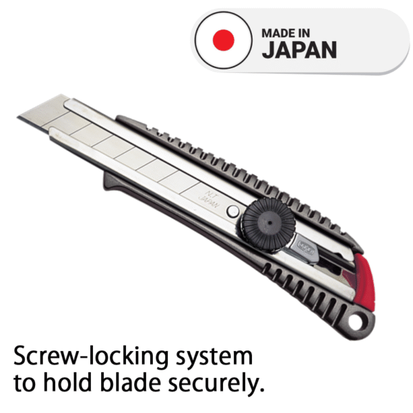 NT Cutter for Heavy Duty Cutting Knife Metal Screw Lock L-500GP Made in japan Leather Knife Leathercraft tools