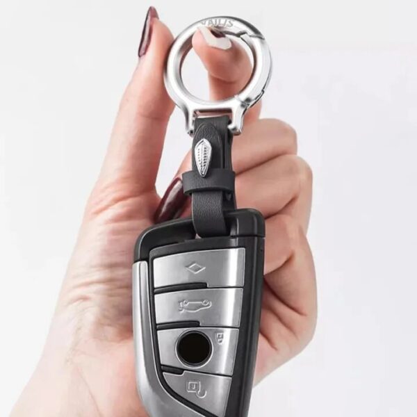 2026/05/17678.jpg Leather Car Keychains for Women Men Waist Belt Buckle Carabiner Car Pendant Key Chains Rings Keyring Bag Gifts