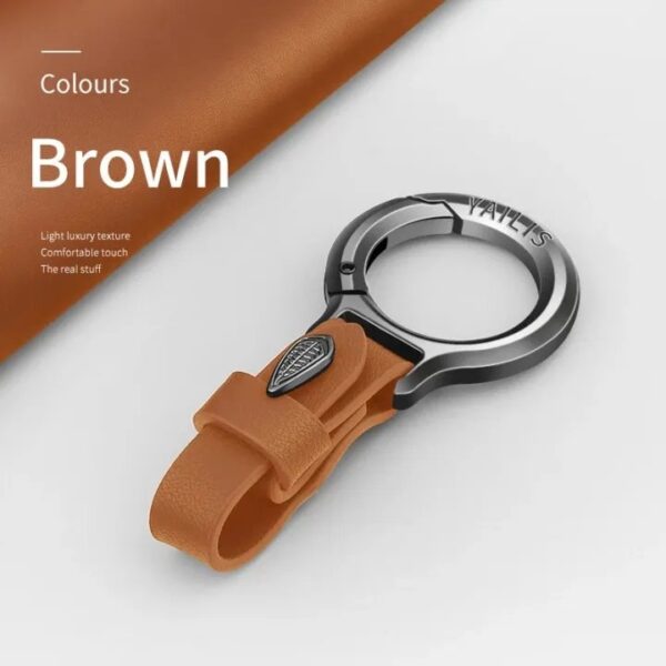 2026/05/17679.jpg Leather Car Keychains for Women Men Waist Belt Buckle Carabiner Car Pendant Key Chains Rings Keyring Bag Gifts